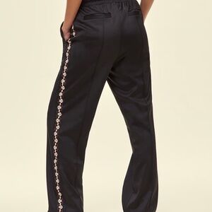 Disney Black Women's Mickey Mouse Track Pants Size L BRAND NEW